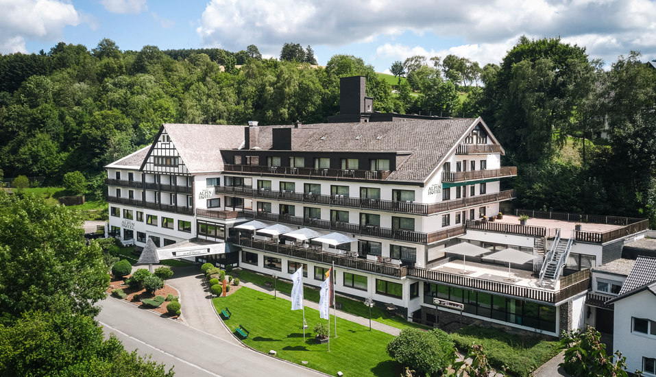 Außenansicht des Sauerland Alpin Hotels