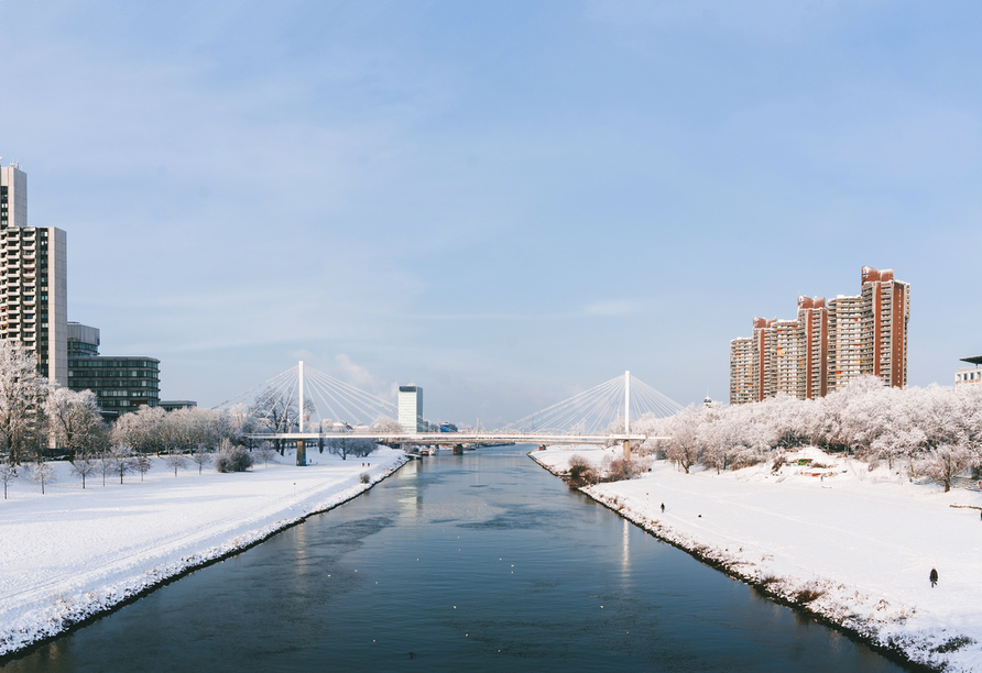 Ein Ausflug nach Mannheim lohnt sich immer. Besonders im Winter!