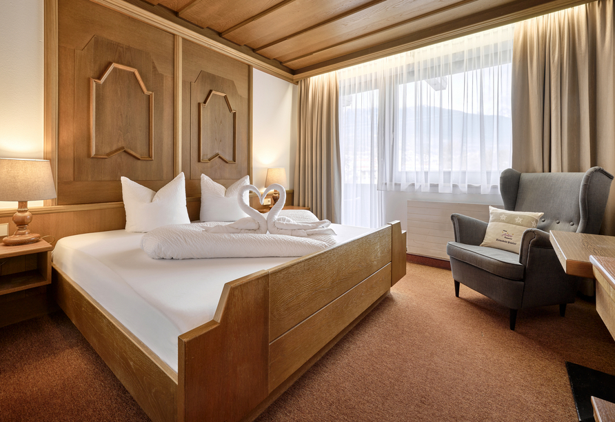 Beispiel eines Doppelzimmers mit Balkon