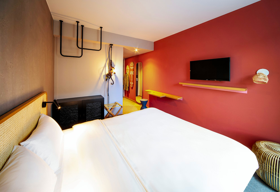 Beispiel eines ibis Budget Doppelzimmers