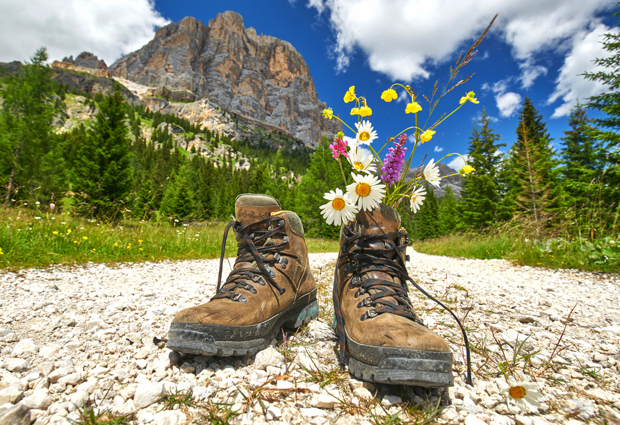 Zahlreiche Wanderwege laden zu aktiven Naturerlebnissen ein.