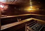 In der wohltuenden Wärme der Sauna finden Sie pure Entspannung und neue Energie.