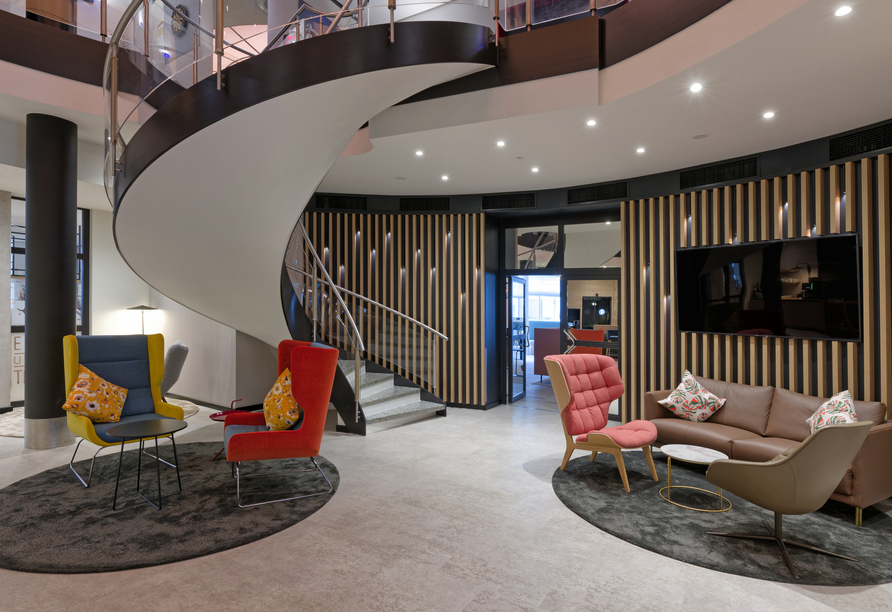 Lobby im FORA Hotel Hannover