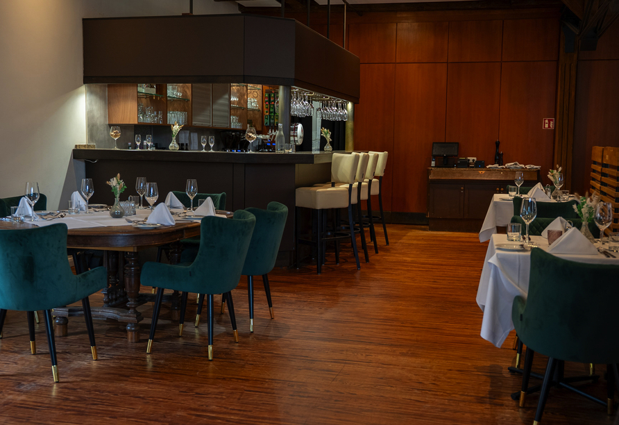 Nehmen Sie Platz im Restaurant Vitus.