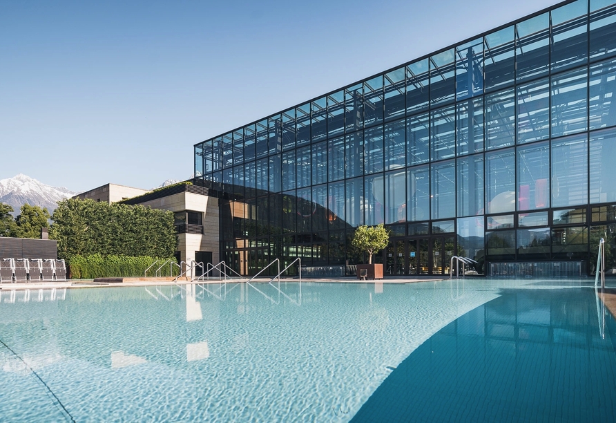 Zeit für Wellness auf höchstem Niveau in der Therme Meran.