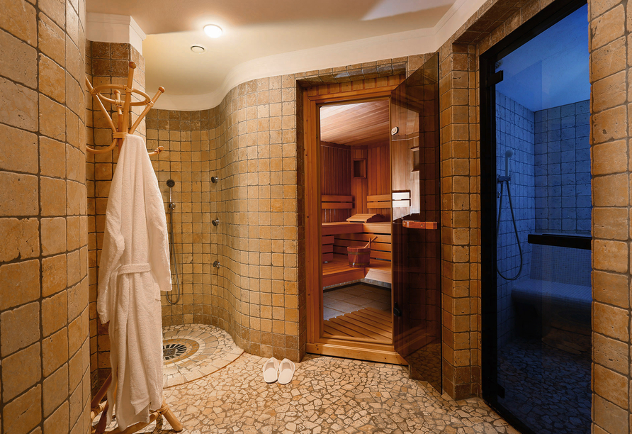 Ein Ort der Ruhe, an dem warme Luft und feine Düfte für innere Balance sorgen.