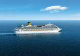 Kommen Sie an Bord der Costa Favolosa und erleben Sie eine unvergessliche Kreuzfahrt nach Island.