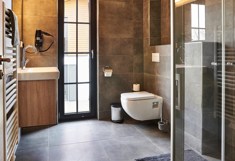 Beispiel eines Badezimmers im Luxus 6 Personen Haus