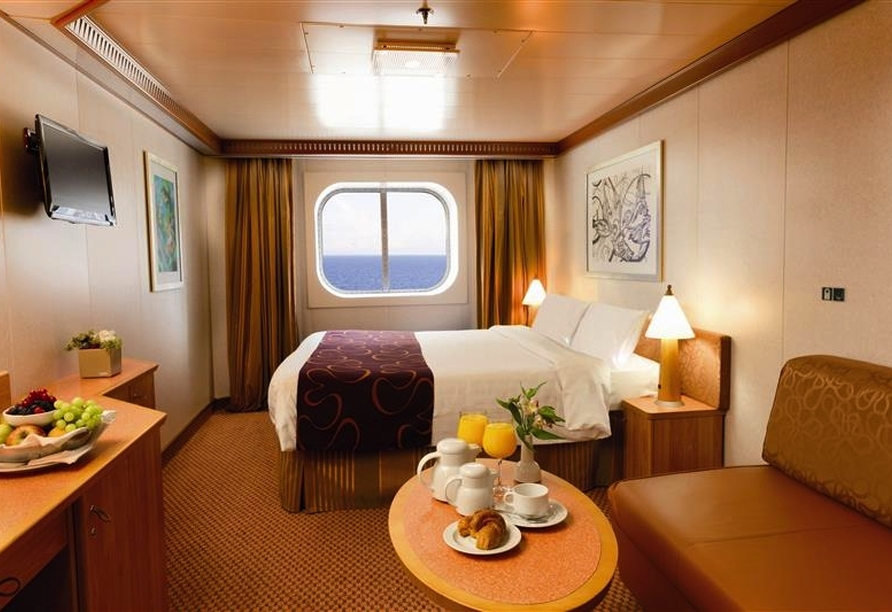 Beispiel einer Außenkabine