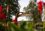 Erfrischen Sie sich im Biergarten Ihres Hotels.