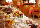 Frühstücksbuffet im Hotel Parco dello Stelvio