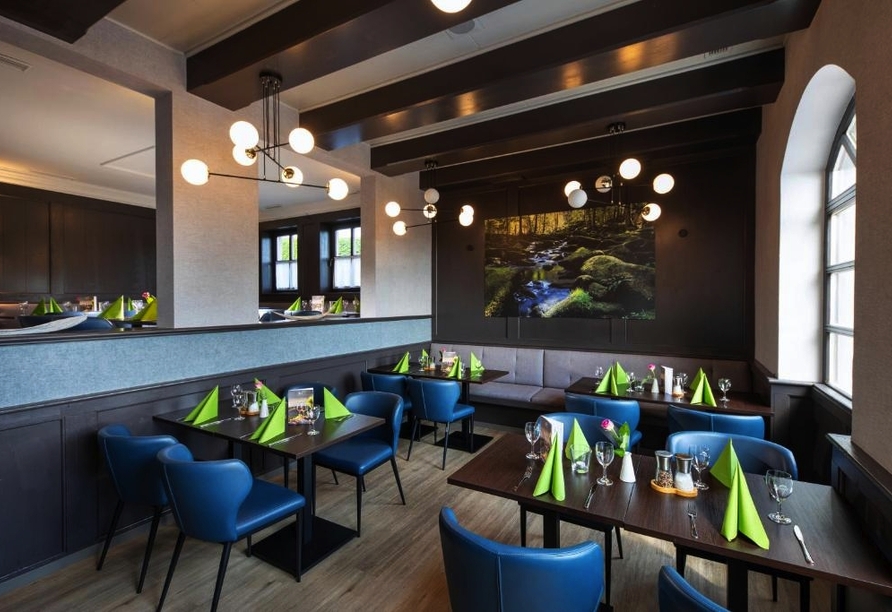 Lassen Sie sich im Restaurant des Hotels kulinarisch verwöhnen.