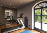 Fitnessraum des Hotels am Badepark