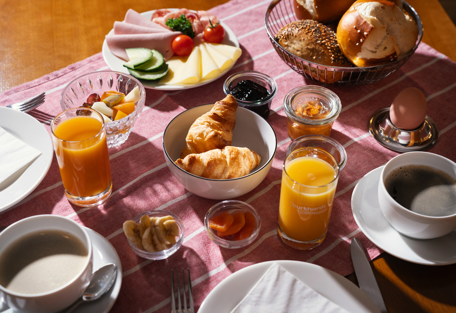 Freuen Sie sich auf ein ausgiebiges Frühstücksbuffet im Hotel Gasthof Zum Ochsen