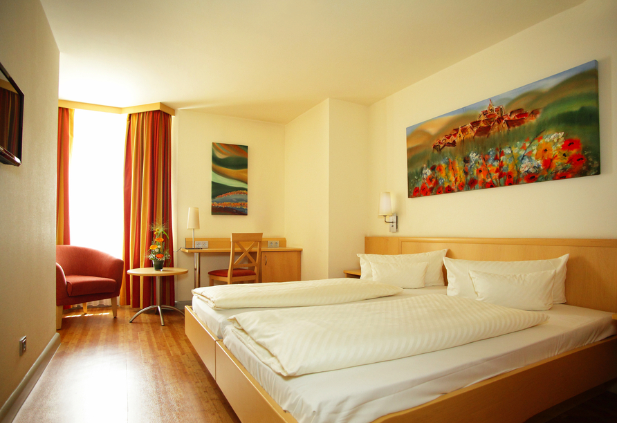 Beispiel eines Doppelzimmer Komfort im Hotel Gasthof Zum Ochsen