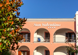 Das Hotel San Valentino empfängt Sie herzlich.