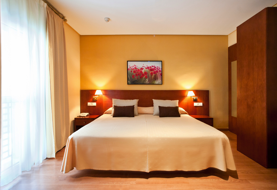 Beispiel eines Doppelzimmers im Hotel TRH Ciudad de Baeza