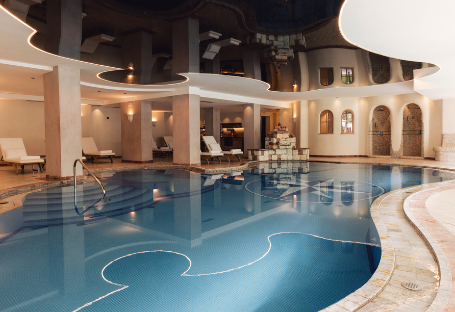 Eintauchen und abschalten – so entspannt ist der Wellnessbereich Ihres Hotels.