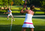 Ideal für sportlich aktive Gäste: Die beiden hoteleigenen Tennisplätze.