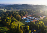 Das Gräflicher Park Health & Balance Resort aus der Vogelperspektive