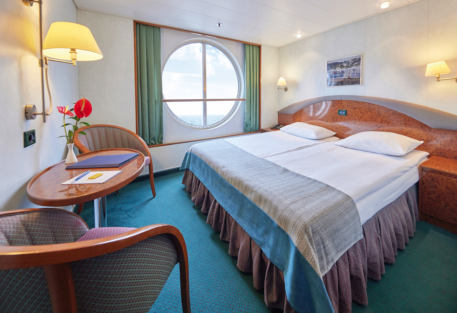 Beispiel einer Außenkabine