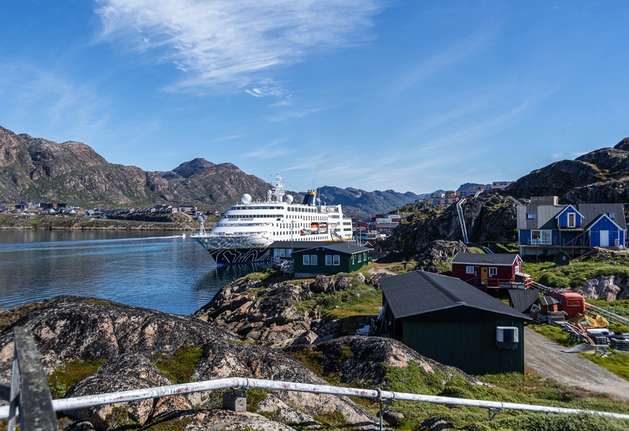 Dank ihrer geringen Größe kann die MS HAMBURG auch kleinere Häfen anfahren und bietet damit ein einzigartiges Kreuzfahrterlebnis.