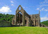 Romantische Klosterruine inmitten saftiger Wiesen – Tintern Abbey begeistert mit Ruhe und Atmosphäre.