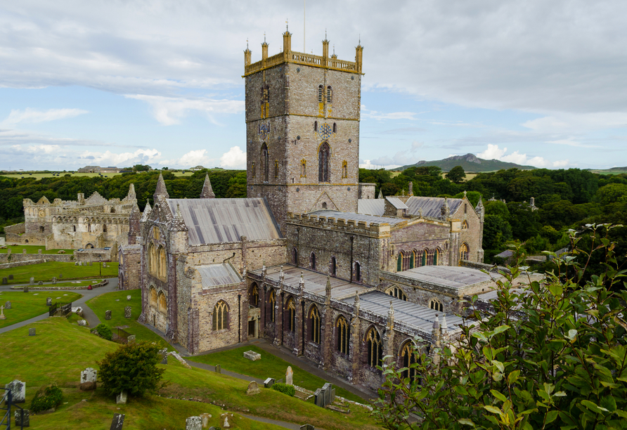 Die Kathedrale von St Davids gilt als einer der spirituellen Höhepunkte Ihrer Reise.