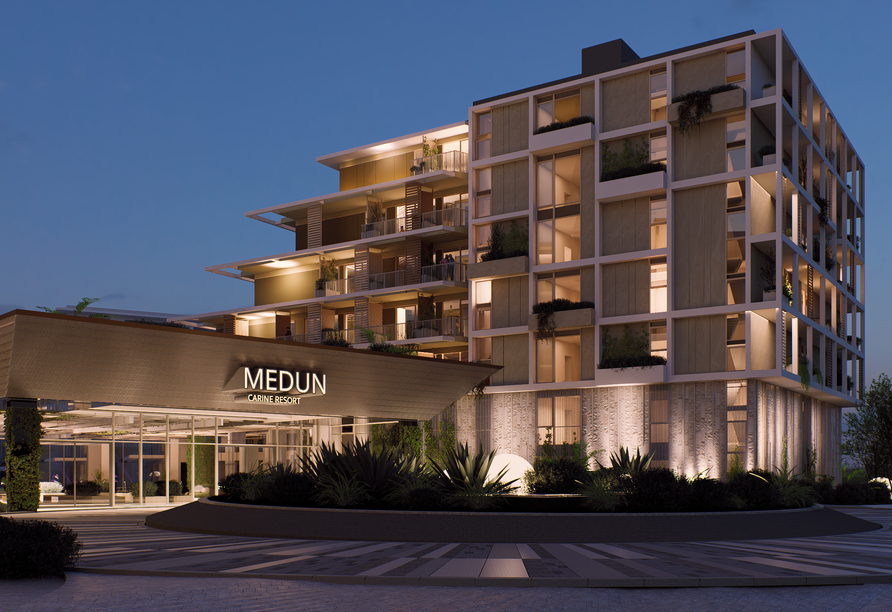 Außenansicht des Hotels (Modellbild)