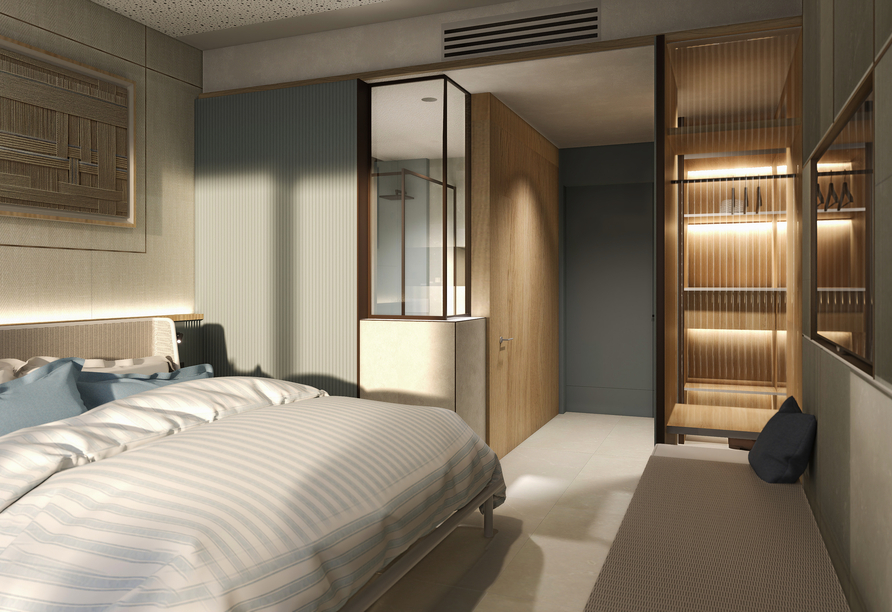 Beispiel eines Doppelzimmers (Modellbild)