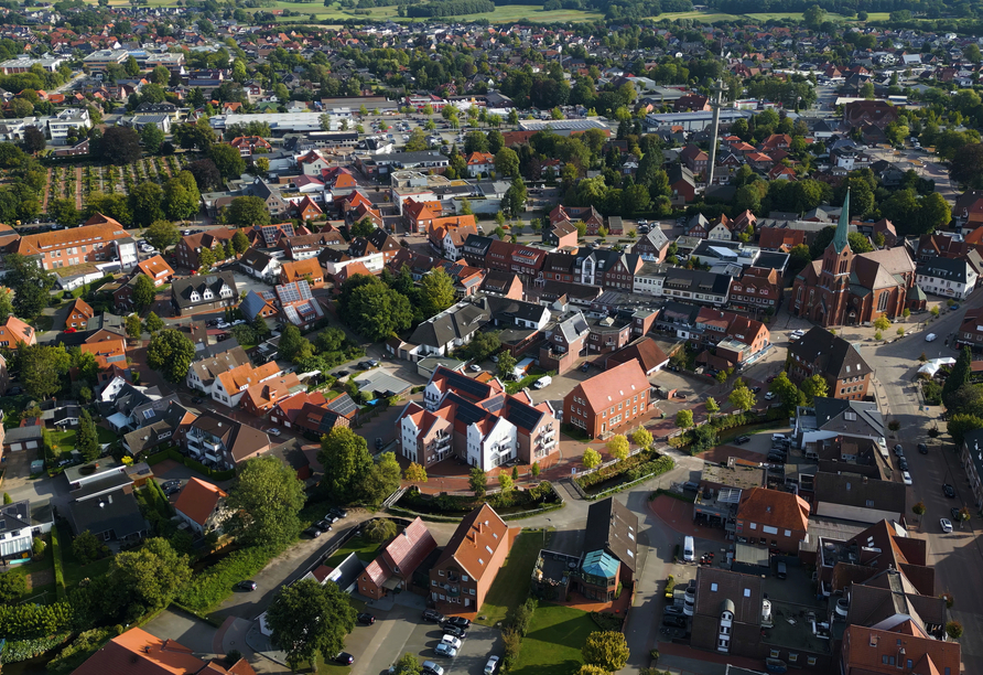 Luftansicht auf Friesoythe