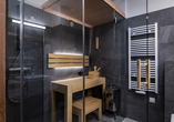Beispiel einer privaten Sauna der Apartment Standard Plus