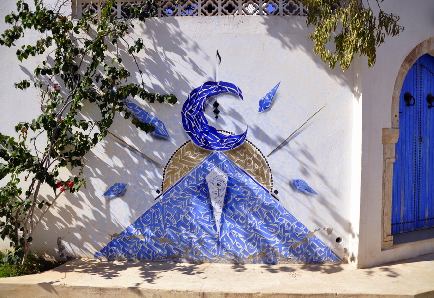 Erriadh ist heute bekannt für seine kreative Street-Art-Szene.