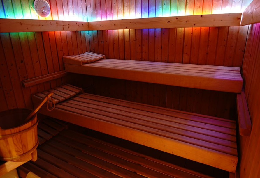 Entspannen Sie in der hoteleigenen Sauna.
