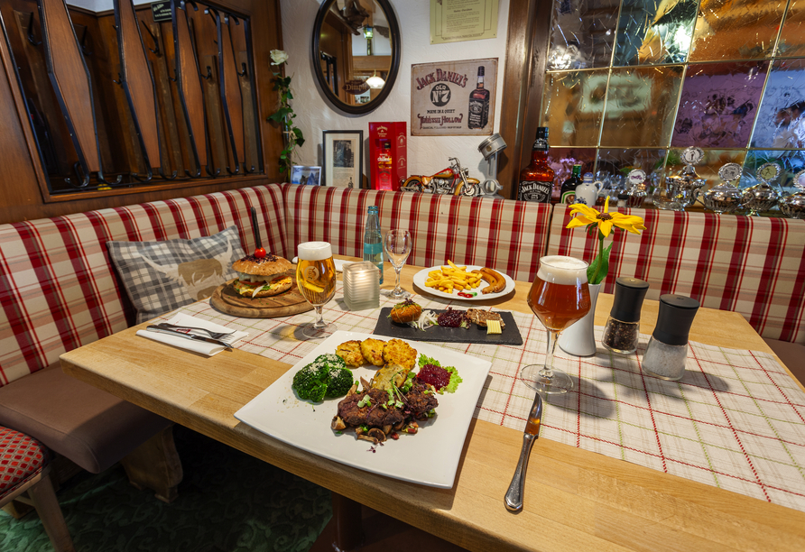 Die regionale und rustikale Küche wird Sie begeistern!