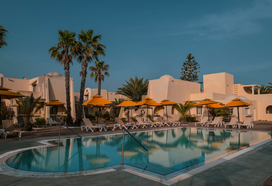 Am Außenpool können Sie die Seele baumeln lassen.