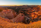 Die roten Felstürme des Bryce Canyon bieten besonders bei Sonnenuntergang ein spektakuläres Farbspiel.