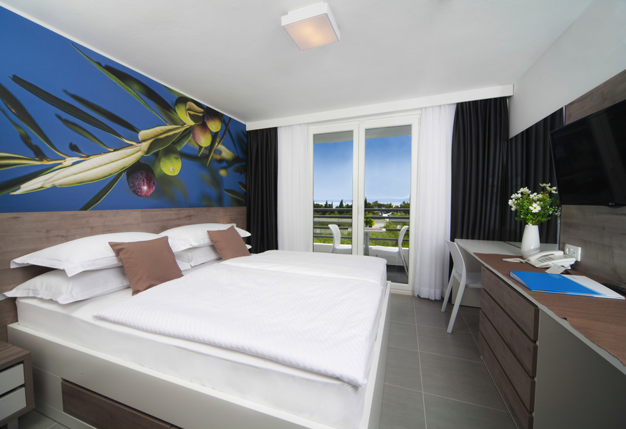 Beispiel eines Doppelzimmers Nebengebäude