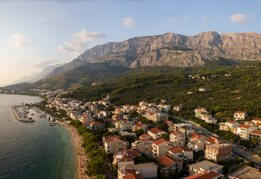 Luftansicht auf Tucepi