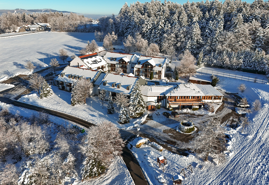 Im Winter verwandelt sich der Bayerische Wald in eine wunderschöne Schneelandschaft.