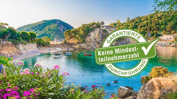 Willkommen auf Korfu! Freuen Sie sich auf einen Urlaub in einem Premiumhotel und auf unvergessliche Ausflüge.