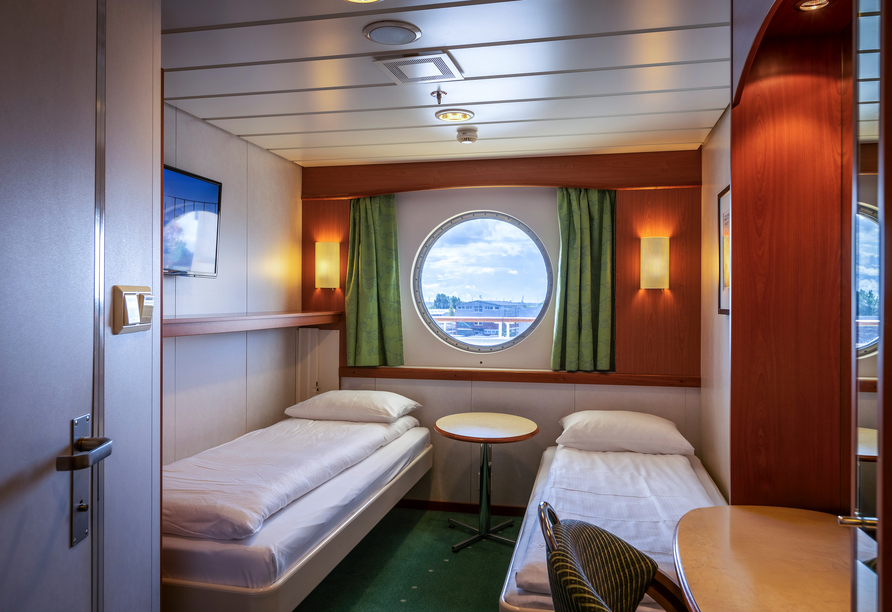 Beispiel einer Außenkabine