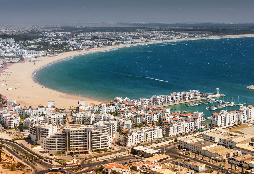 Spektakulärer Blick auf Agadir