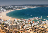 Spektakulärer Blick auf Agadir