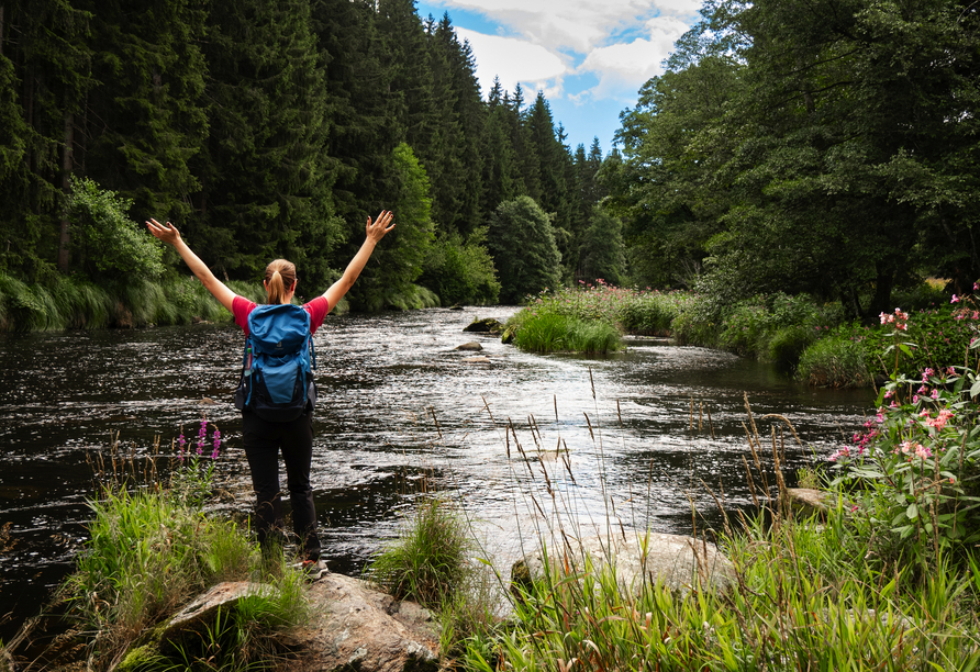 Entdecken Sie den wildromantischen Fluss „Schwarzer Regen