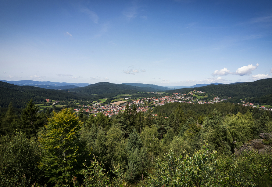 ...und werden Sie mit einem umwerfenden Panorama belohnt.