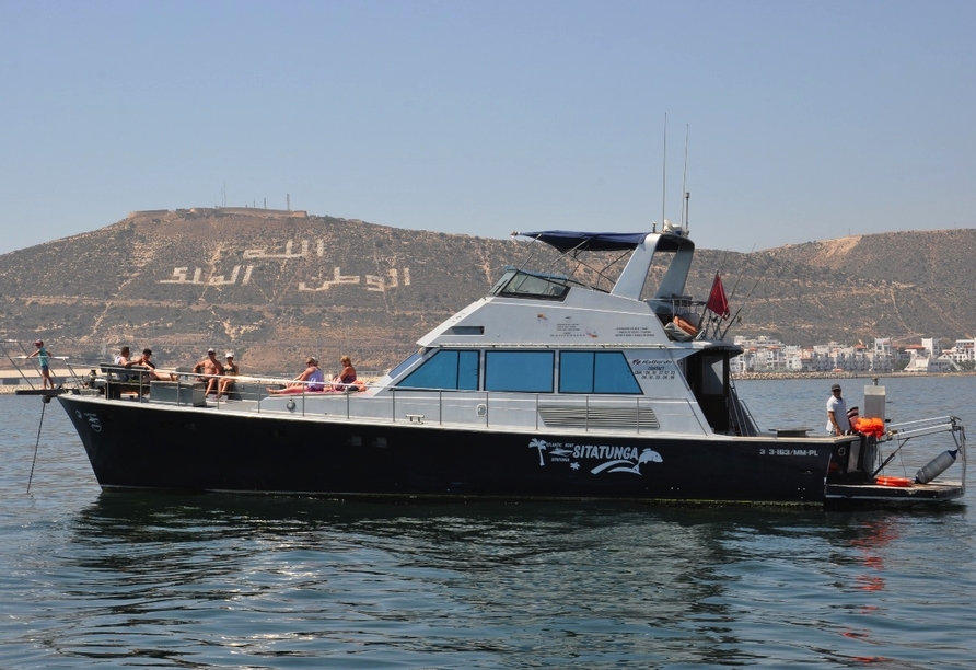 Wenn Sie das optionale Ausflugspaket gebucht haben, können Sie sich auf zahlreiche Badestopps freuen.