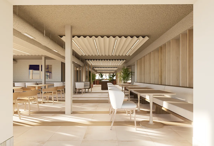 Genießen Sie leckere Speisen im hoteleigenen Restaurant.