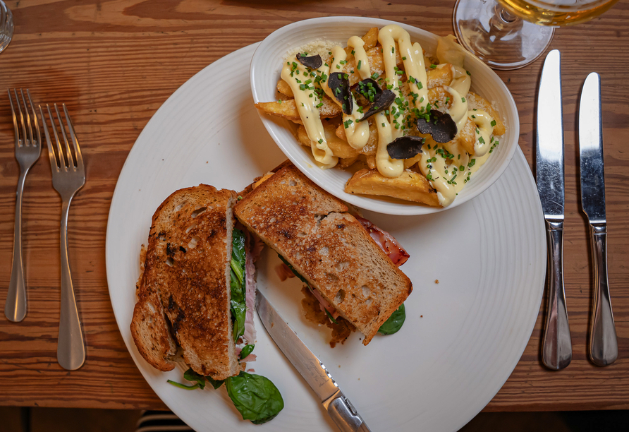 Lassen Sie sich im Restaurant 