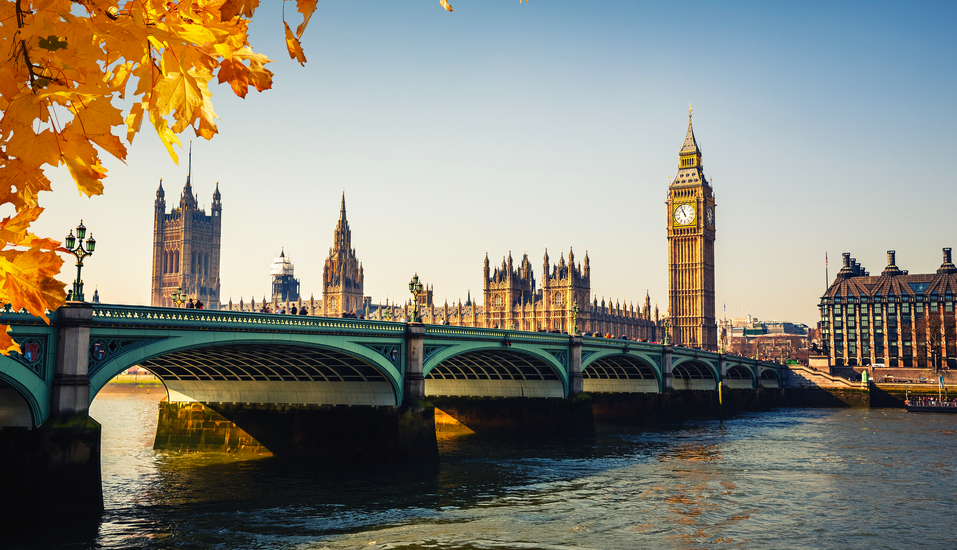 Erkunden Sie die Metropole London im goldenen Herbst! 
